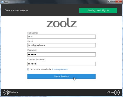 zoolz home.